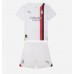 Maillot de foot AC Milan Alvaro Morata #7 Extérieur vêtements enfant 2024-25 Manches Courtes (+ pantalon court)